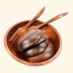 Vintage Baribo Maid Salad Bowl Set